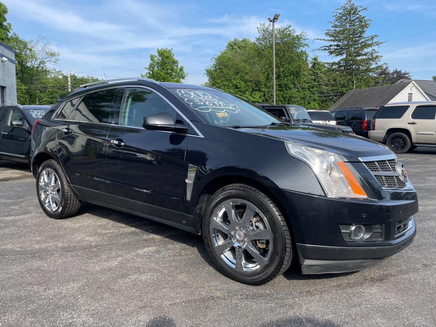 2012 black Cadillac SRX Premium (3GYFNCE33CS) with an 3.6L V6 DOHC 24V FFV engine, 6-Speed Automatic transmission, located at 101 N. Main Street, Muncy, PA, 17756, (570) 546-5462, 41.207691, -76.785942 - Photo#1